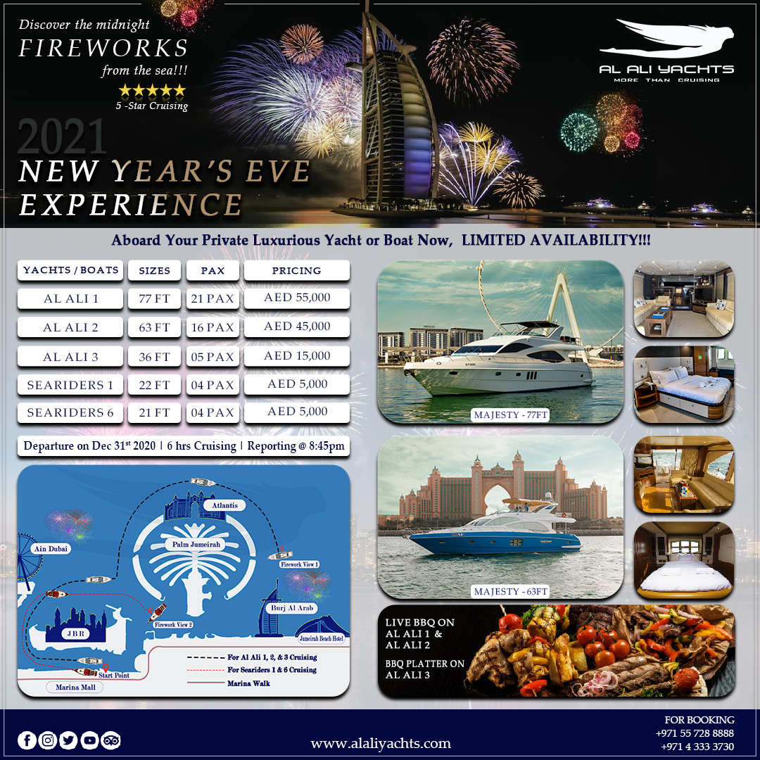 NEW YEAR'S EVE 2021 FIREWORK IN DUBAI